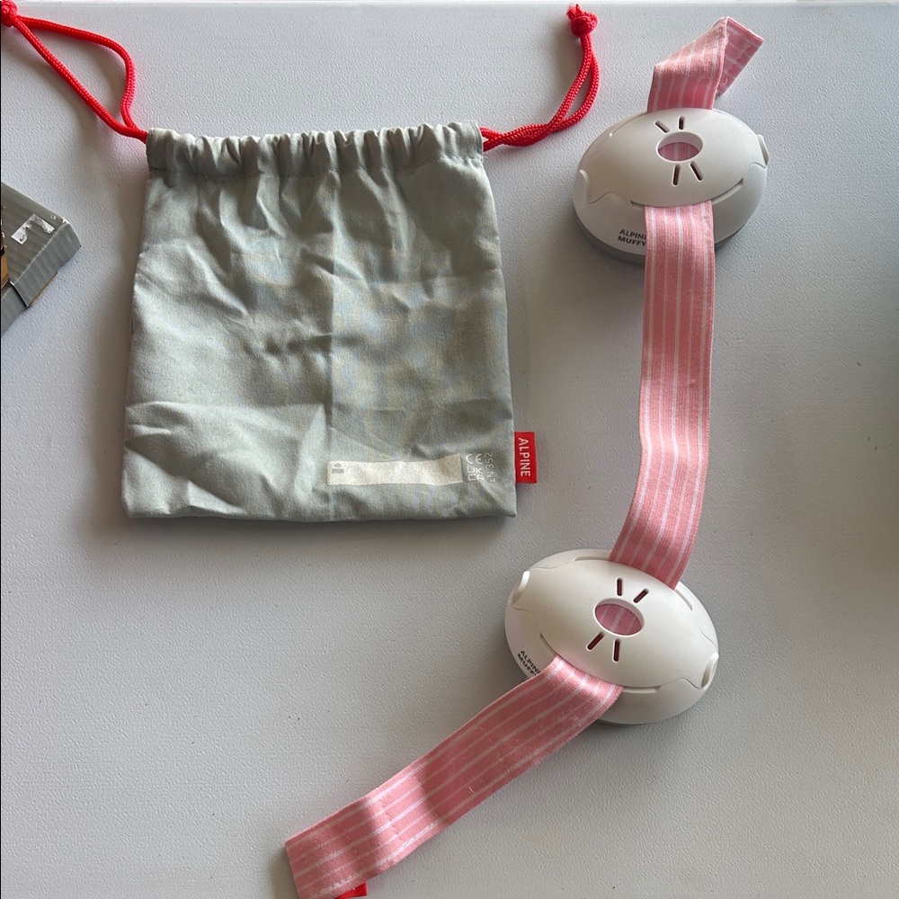 Alpine Kids Pink White Safety Strap Set